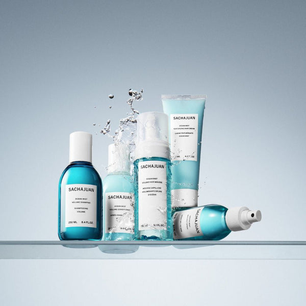 Sachajuan professional Swedish haircare with shampoos, conditioners, scalp treatments and styling products.