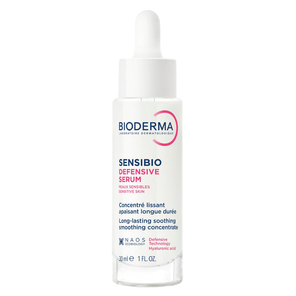 Bioderma Sensibio Defensive Serum bottle on a white background