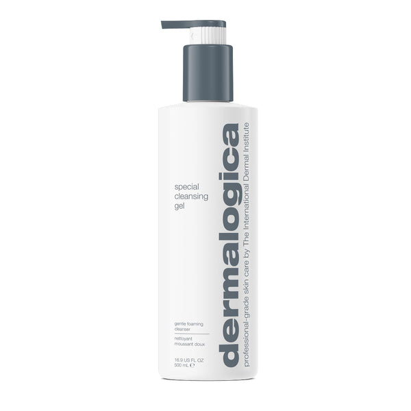 Dermalogica special cleansing gel bottle on a white background