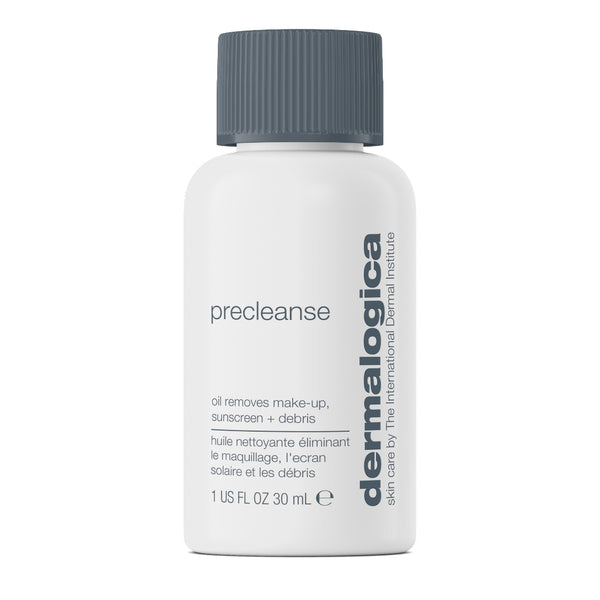 Dermalogica precleanse bottle on a white background