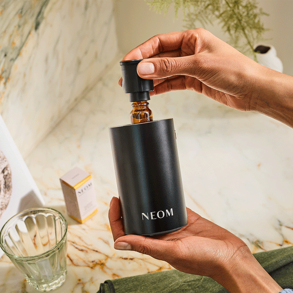 NEOM Wellbeing Pod Mini+ Waterless Essential Oil Diffuser - Black