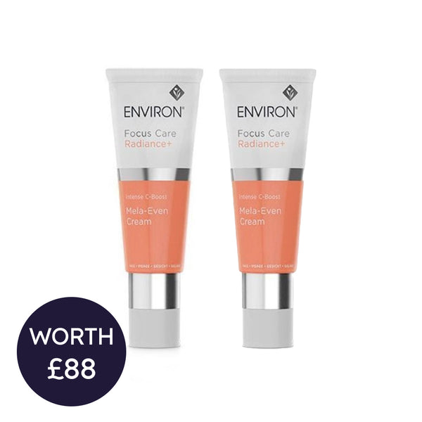 Environ Focus Care Radiance+ Intense C Boost Mela-Even Cream Twin Set