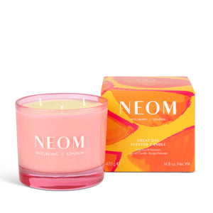 NEOM Great Day 3 Wick Candle - Wild Mint & Mandarin 420g
