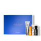 Skincare product set with a blue box labeled 'Allies of Skin' on a white background