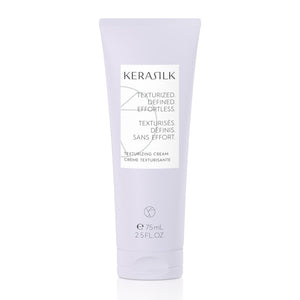 Kerasilk texturizing cream tube on a white background