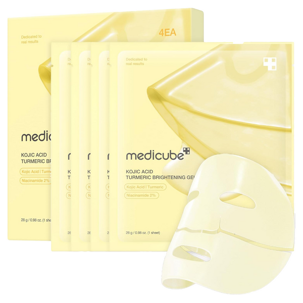 Medicube Kojic Acid Turmeric Brightening Gel Mask 4 x 28g