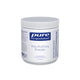 A white plastic jar of Pure Encapsulations Poly-ProFlora Powder on a solid white background.