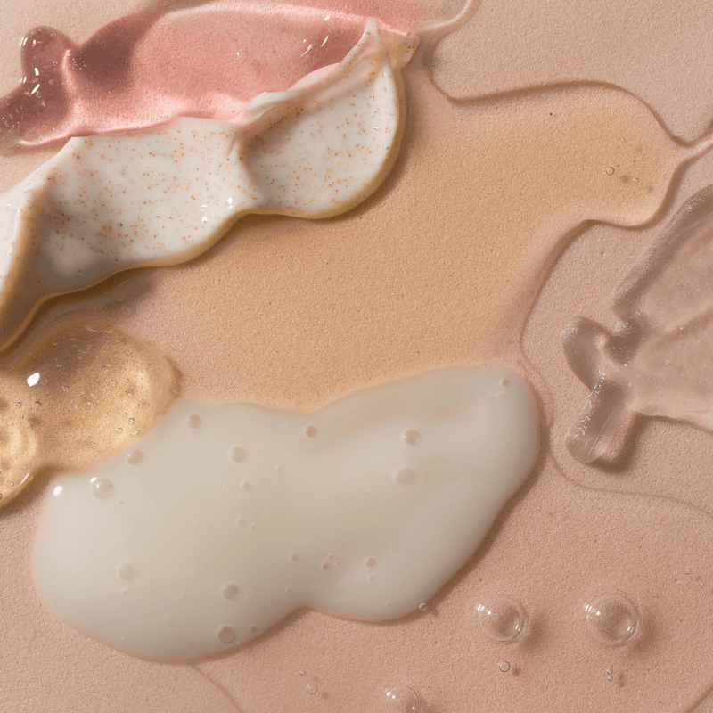 skincare formula swatches