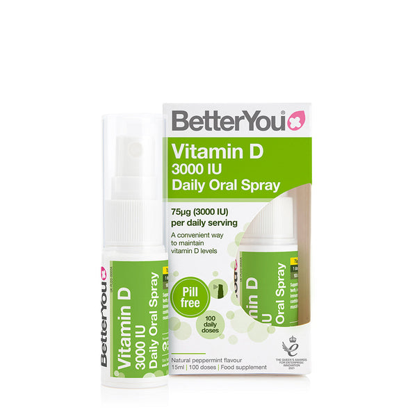 BetterYou Vitamin D3 3000iu Oral Spray 15ml