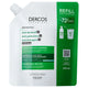 Vichy Dercos Anti-Dandruff Dermatological Shampoo for Normal to Oily Hair, 390ml Refill Pouch