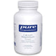 A white plastic bottle of Pure Encapsulations Calcium Magnesium supplement with a blue and white label, set against a plain white background.