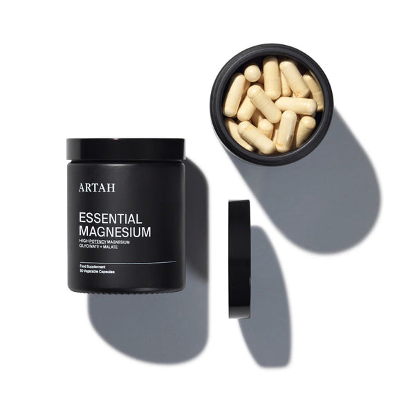 ARTAH wellness supplements including hydration, magnesium and synbiotic formulas for targeted support.