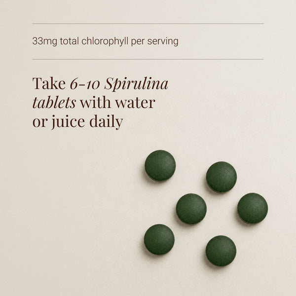 KIKI Health Organic Spirulina 200 Tablets