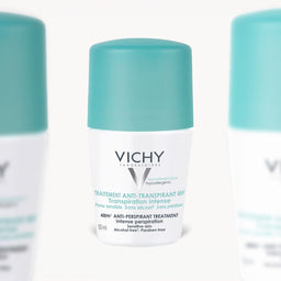 Vichy Deodorant 48Hr Intensive Anti-Perspirant Roll On For Sensitive Skin 50ml