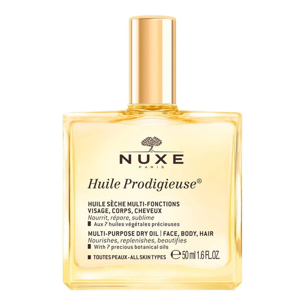 NUXE Huile Prodigieuse Multi-Purpose Dry Oil for Face, Body and Hair 50ml