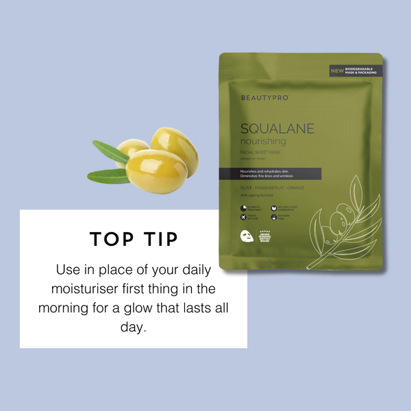 BEAUTYPRO Squalane Nourishing Face Sheet Mask