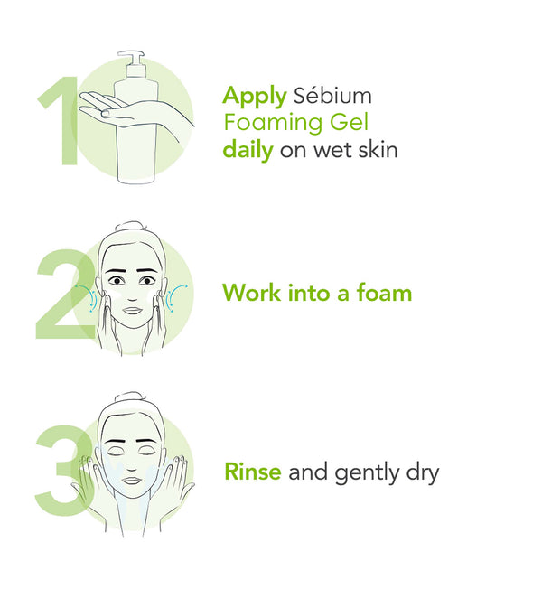 Bioderma Sébium Purifying Foaming Gel Oily to Blemish-Prone Skin 200ml