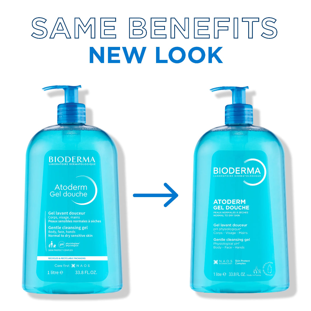 Bioderma Atoderm Body Wash for Normal to Dry Sensitive Skin 1000ml