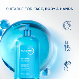 Bioderma Atoderm Body Wash for Normal to Dry Sensitive skin 1000ml