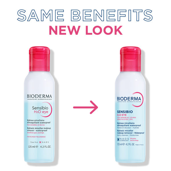 Bioderma Sensibio H2O Eyes & Lips Waterproof Biphasic Micellar Makeup Remover for Sensitive Skin