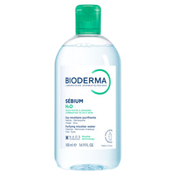 Bioderma Sébium H2O Micellar Water Purifying Cleansing Make-Up Remover for Combination to Oily Skin 500ml