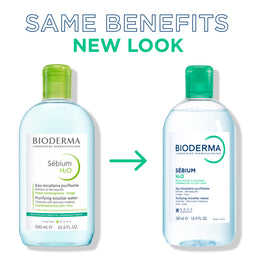 Bioderma Sébium H2O Micellar Water Purifying Cleansing Make-Up Remover for Combination to Oily Skin 500ml