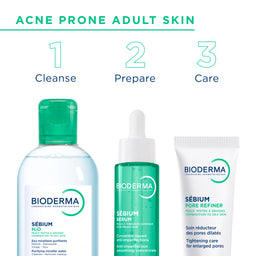 Bioderma Sébium H2O Micellar Water Purifying Cleansing Make-Up Remover for Combination to Oily Skin 500ml