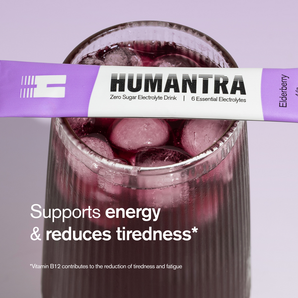 Humantra Elderberry Electrolyte Powder, 20 Sachets