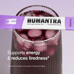 Humantra Elderberry Electrolyte Powder, 20 Sachets