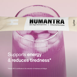 Humantra Lychee Electrolyte Powder, 20 Sachets