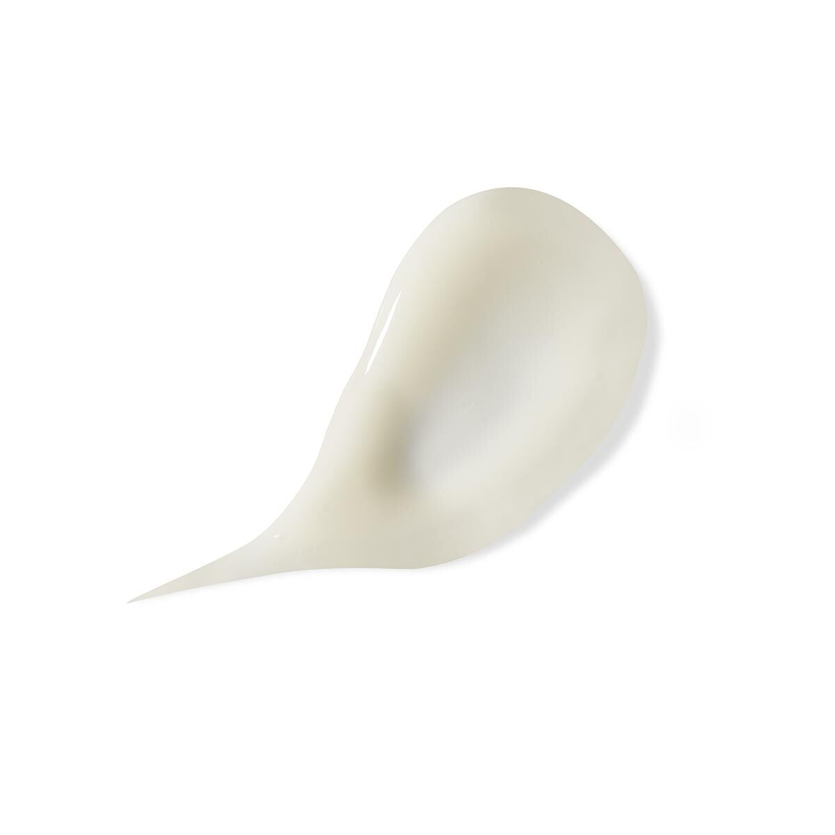 White ceramic spoon on a white background