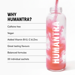 Humantra Berry Pomegranate Electrolyte Powder, 20 Sachets
