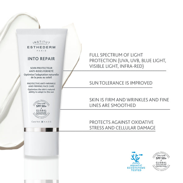 Institut Esthederm Into Repair Protective Anti Wrinkle Face Care SPF50+ 50ml