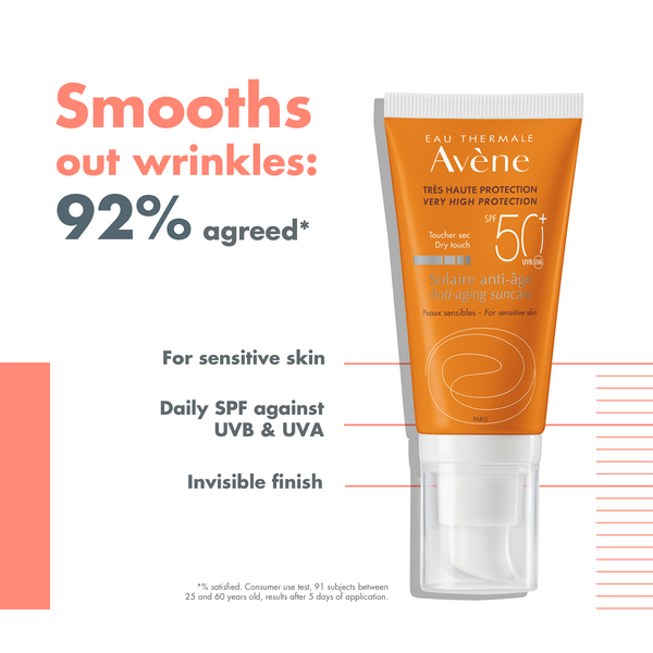 Avène Very High Protection Anti-ageing SPF50+ Sun Cream for Sensitive Skin