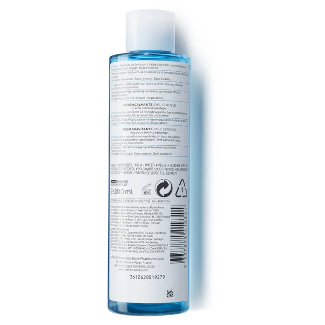 La Roche-Posay Physiological Soothing Toner bottle reverse