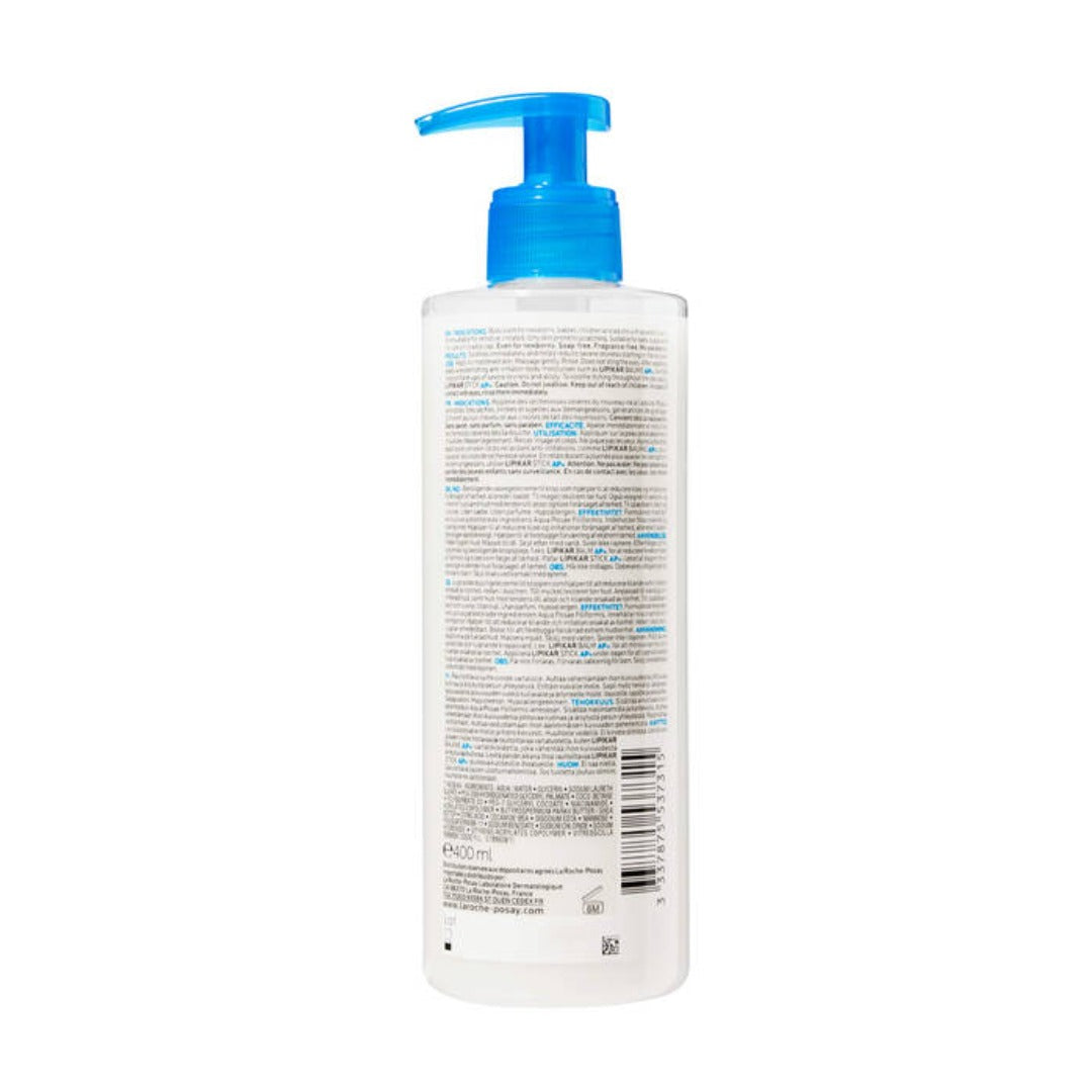 La Roche-Posay Lipikar Syndet AP+ 200ml bottle reverse 
