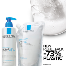 La Roche-Posay Lipikar Syndet AP+ Cream Wash Refill Pouch 400ml