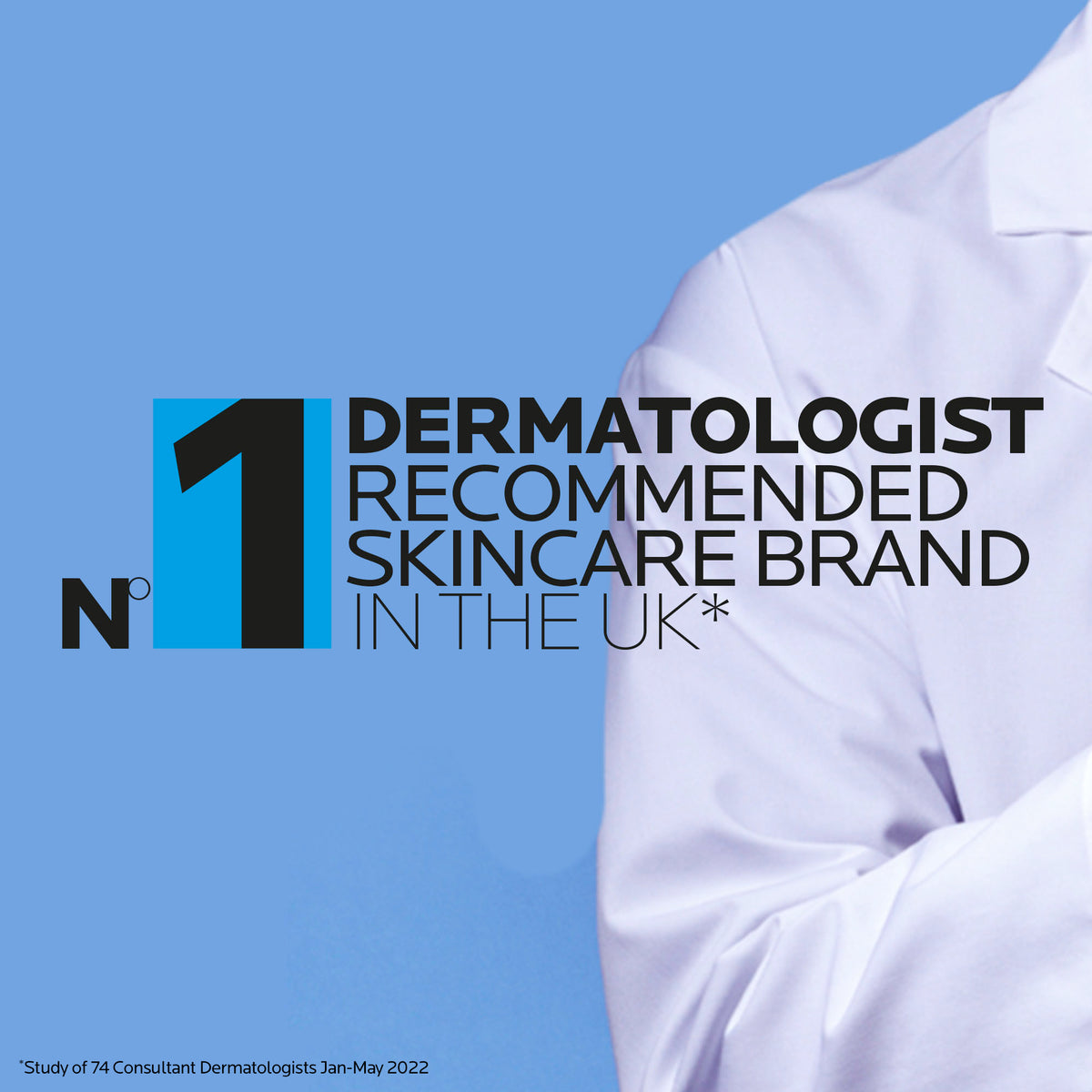 number one dermatologist recommended skincare brand in the UK