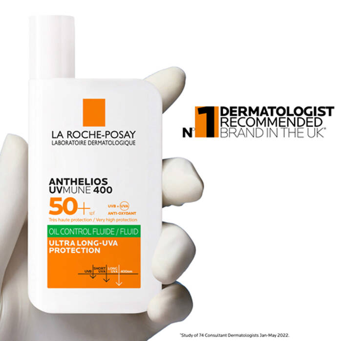 La Roche-Posay Anthelios UVMune 400 Oil Control Fluid SPF50+ For Oily and Blemish-Prone Skin 50ml