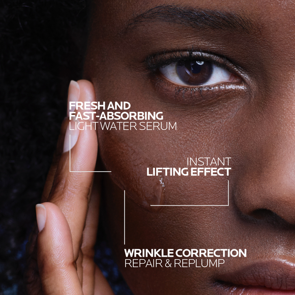 La Roche-Posay Hyalu B5 Suractivated Anti-wrinkle Replumping Serum 30ml with Travel Size UVMune 400 Invisible Fluid SPF50+ Bundle