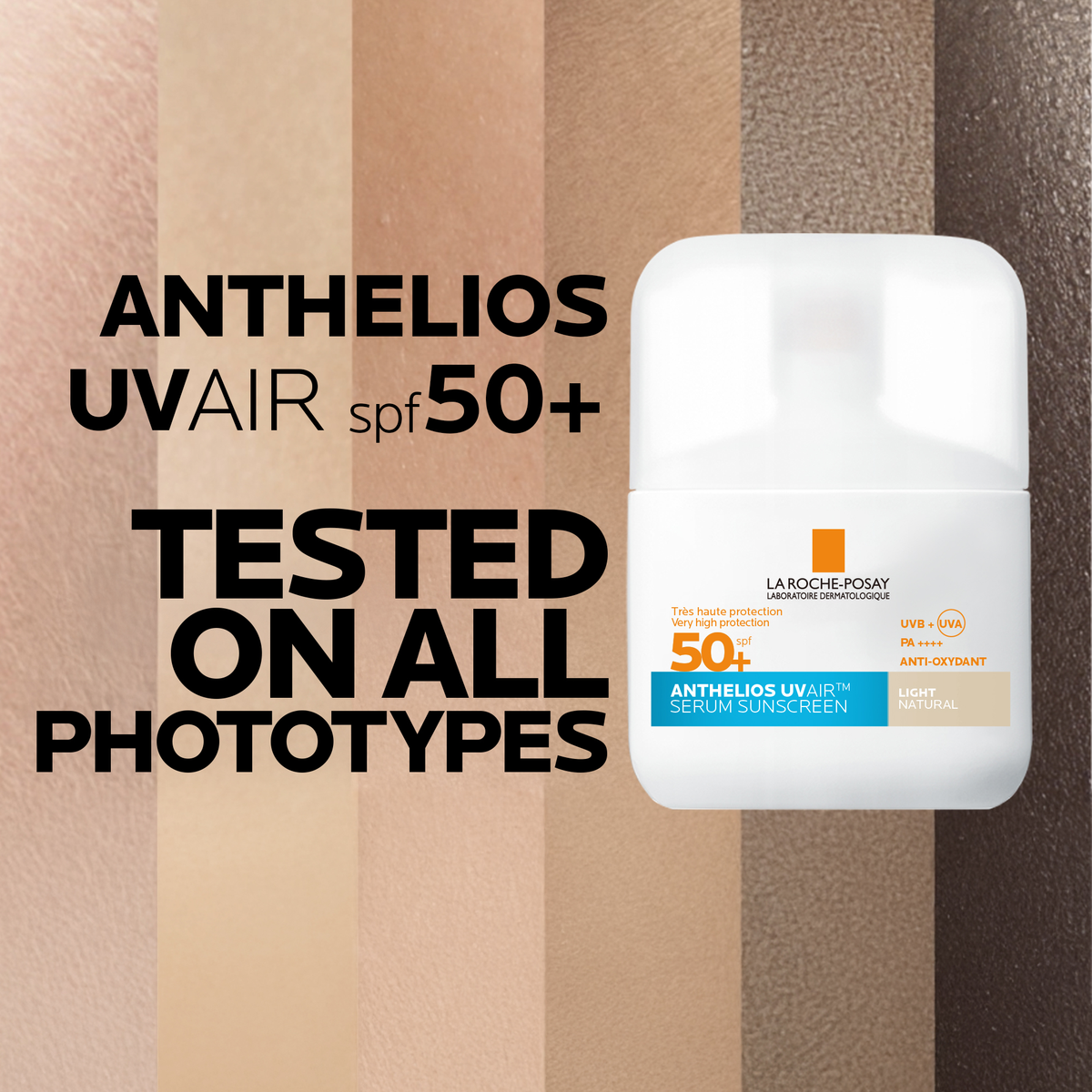 La Roche Posay Anthelios UVAIR Serum Sunscreen SPF50+ Light, 50ml