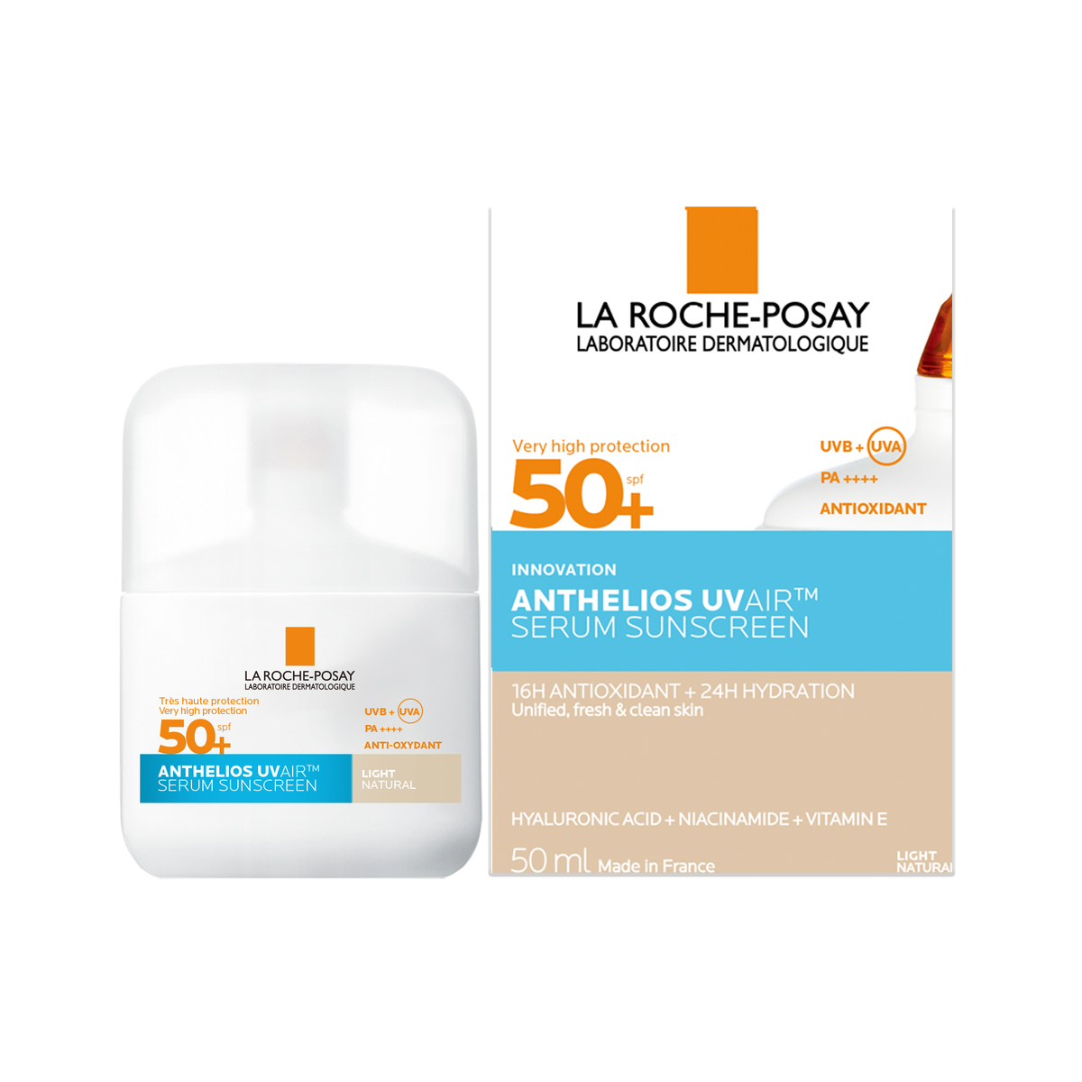 La Roche Posay Anthelios UVAIR Serum Sunscreen SPF50+ Light, 50ml