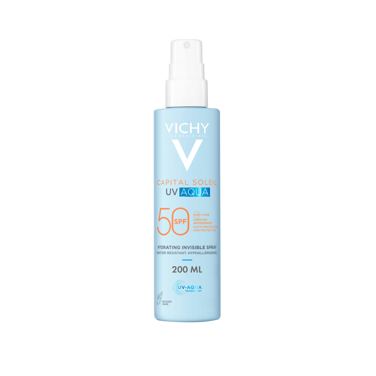 Vichy Capital Soleil UV Aqua Hydrating Invisible Spray SPF50 200ml