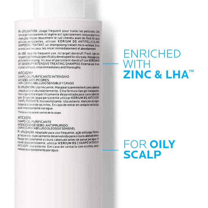La Roche-Posay Kerium Anti-Dandruff Gel Shampoo For Oily Scalp