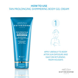 Institut Esthederm Tan Prolonging After Sun Shimmering Body Gel Cream 200ml