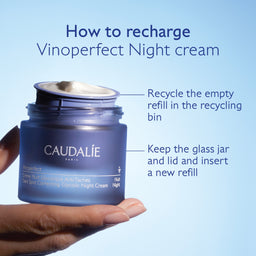 Caudalie Vinoperfect Dark Spot Correcting Glycolic Night Cream Refill 50ml