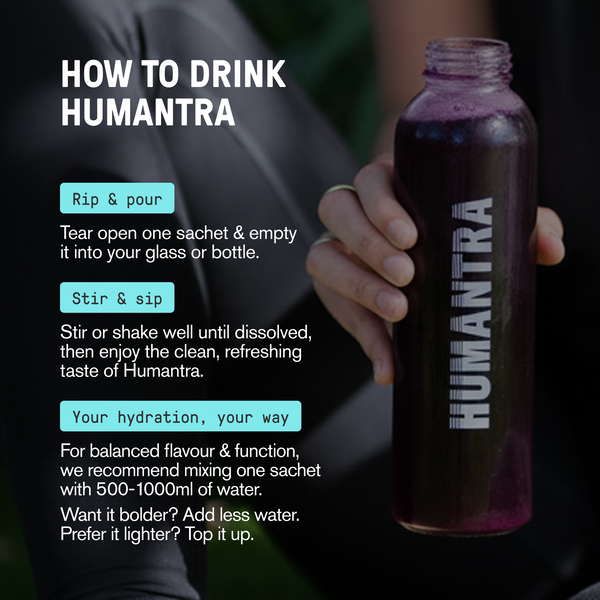 Humantra Elderberry Electrolyte Powder, 20 Sachets