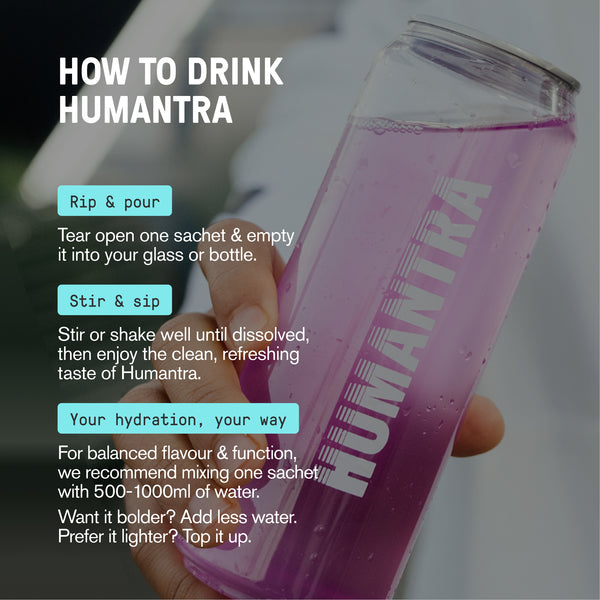 Humantra Lychee Electrolyte Powder, 20 Sachets