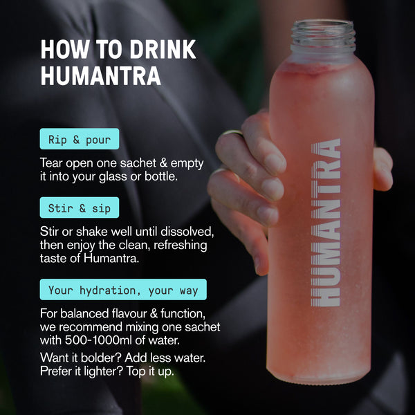 Humantra Berry Pomegranate Electrolyte Powder, 20 Sachets