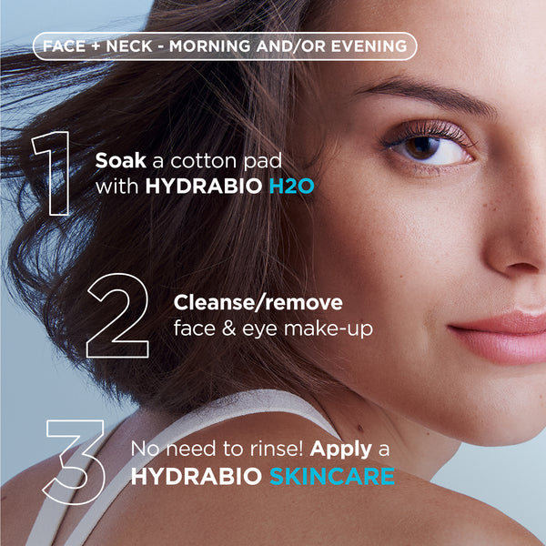 Bioderma Hydrabio H2O Micellar Water Moisturising Cleansing Make Up Remover for Dehydrated Skin